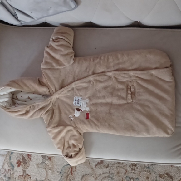 Child of Mine by Carter's Baby Snow Suit Sac with Seat Belt Slit (0-3jM) Boys - Picture 1 of 5